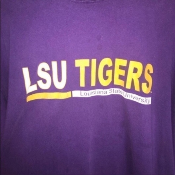 NCAA LSU Tigers Purple Tee Women’s 2X - Picture 2 of 3